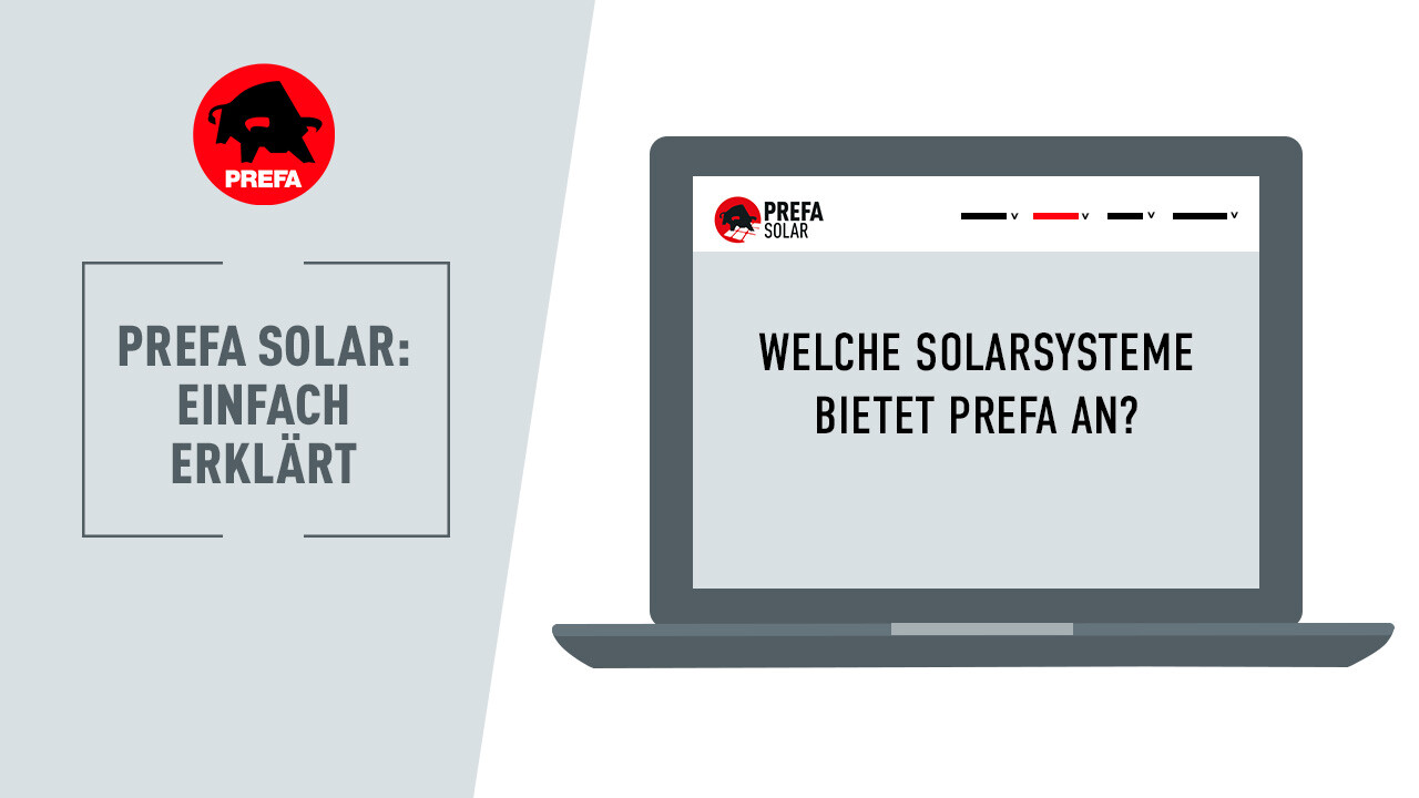 Video aus der PREFA Solar Serie: Welche Solarsysteme bietet PREFA an?