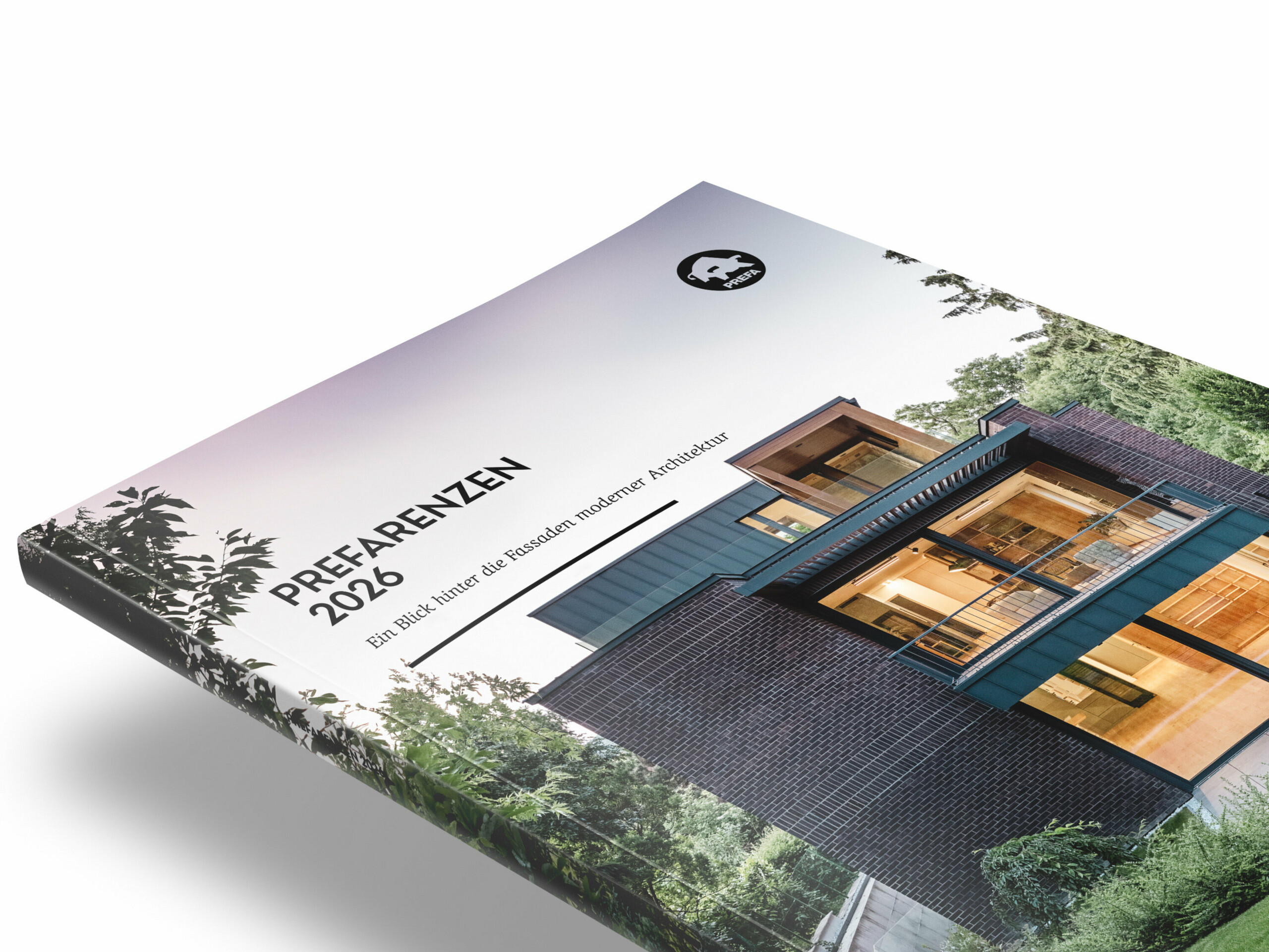 Bild des Prefarenzen Buches der Ausgabe vom Jahr 2024 auf weißem Hintergrund. Am Cover ist ein Haus der Prefarenzen abgebildet. 