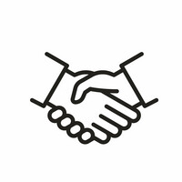 Man sieht die Hände zweier Personen, die sich die Hand geben.
