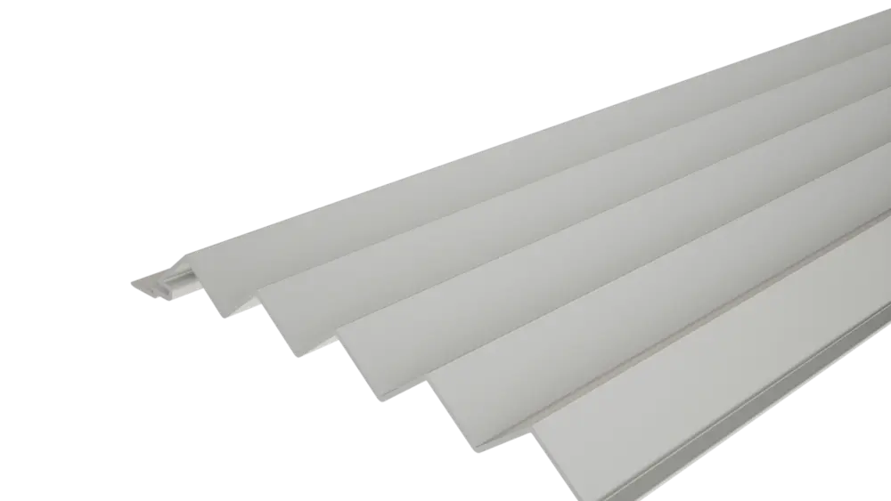 Profilo a zeta 18/40, per la progettazione di facciate o il rivestimento di balconi.