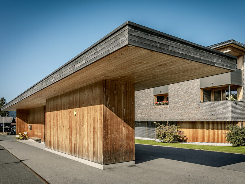 7 Architekten aus 7 Ländern haben die 7 Bushaltestellen in Krumbach im Bregenzerwald gestaltet