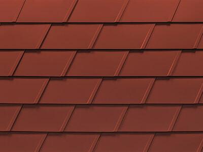 Scandole PREFA DS.19 in rosso ossido P.10