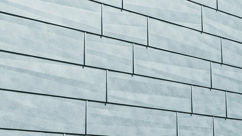Pannello per facciata FX.12 con bordi caratteristici, P.10 grigio pietra