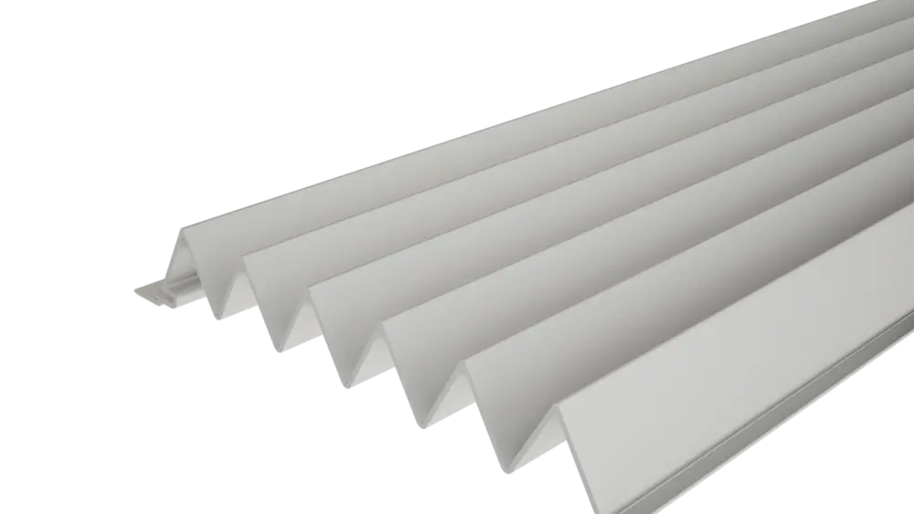 Profilo a zeta 29/33, per la progettazione di facciate o il rivestimento di balconi.