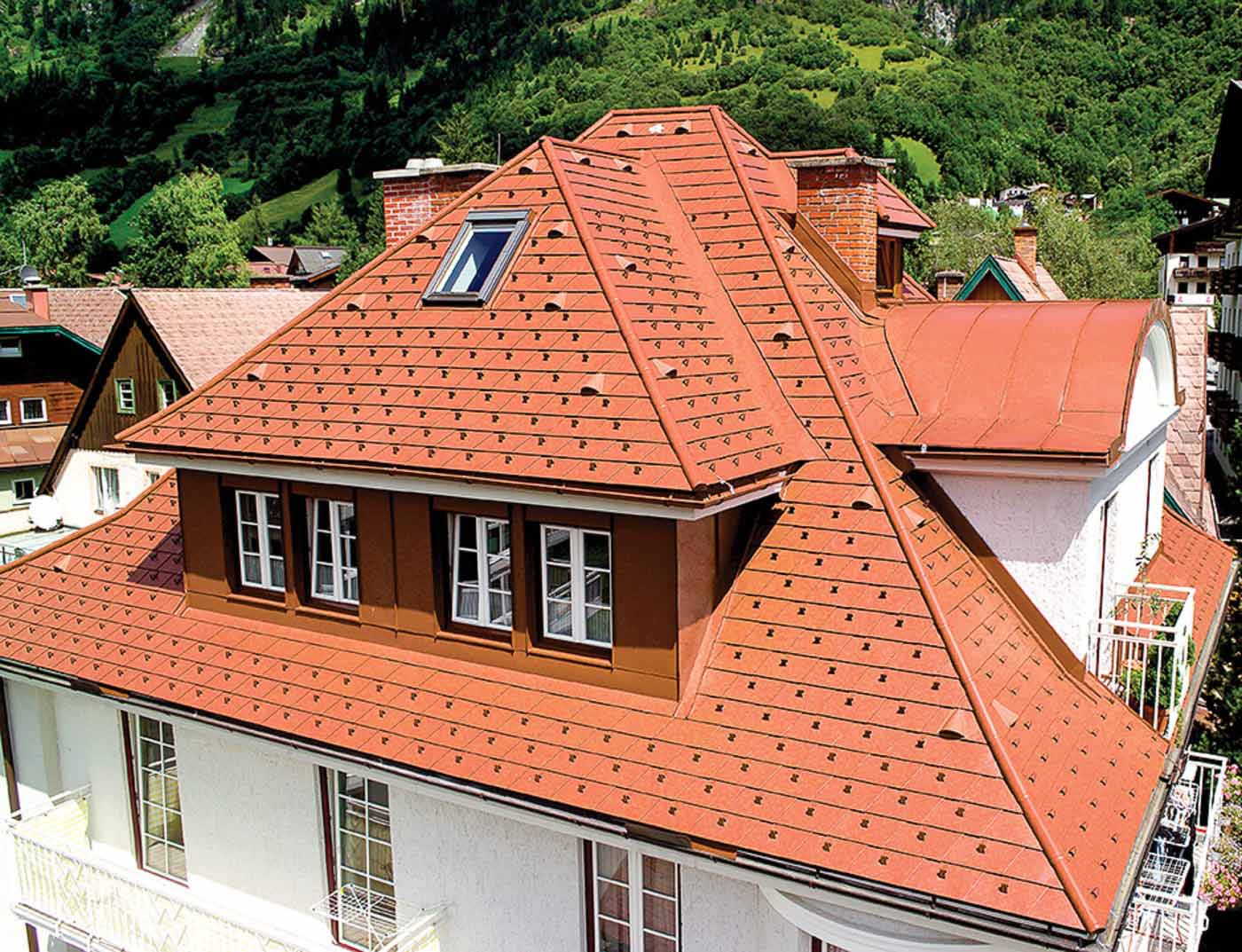 Referenze PREFA Sistemi per copertura Scandola 04 P.10 rosso cotto